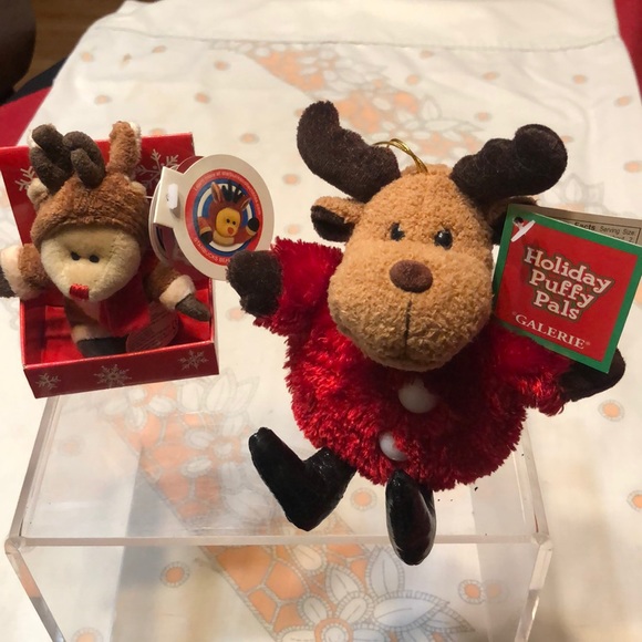 starbucks bearista magnet and holiday puffy pals